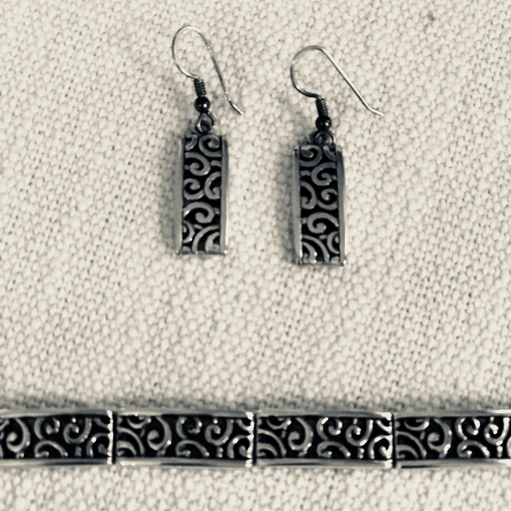 Brighton Deco Lace Bracelet and Earrings